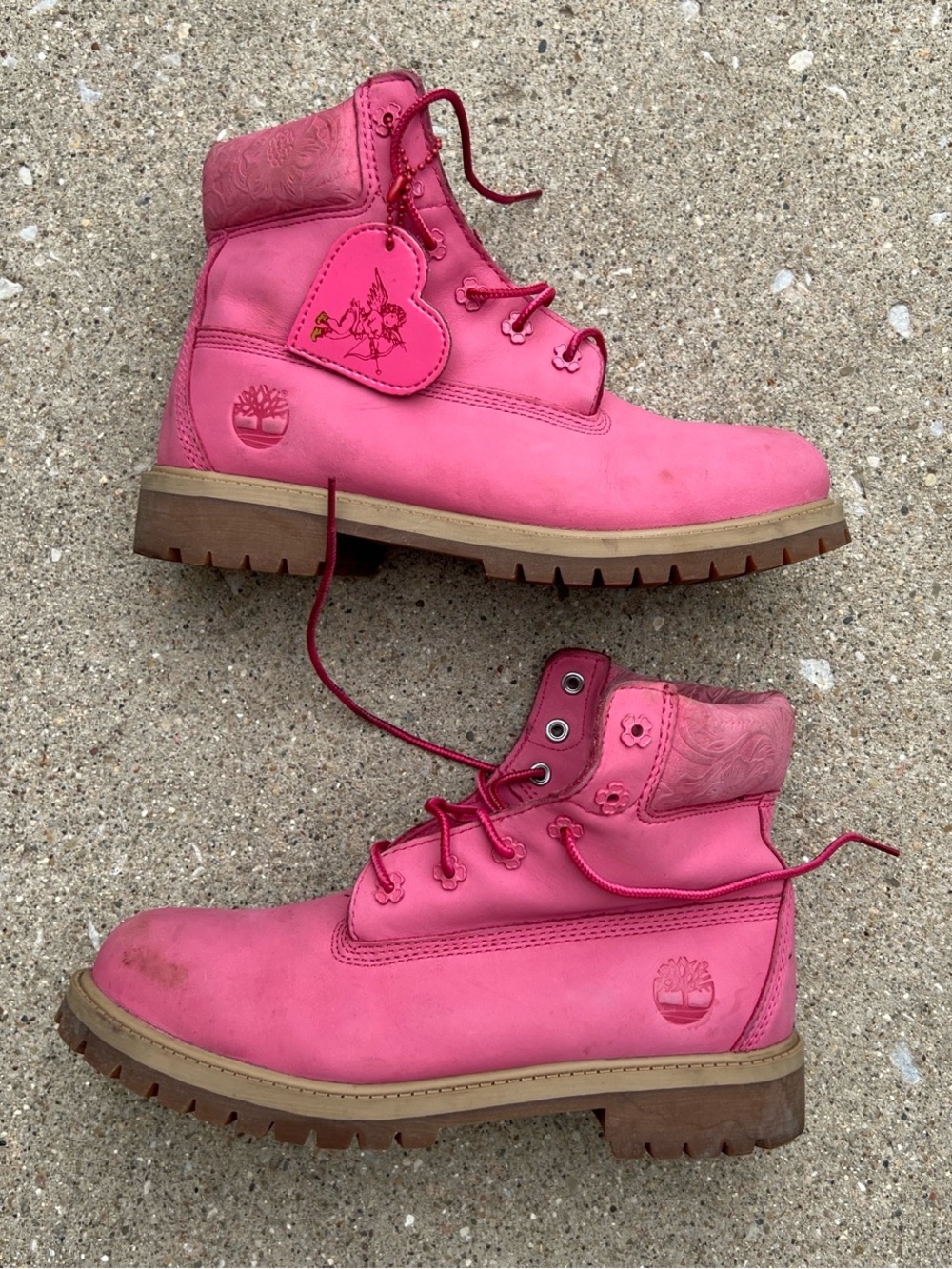 Timberland® Premium 6-Inch Waterproof Boot Pink Size 5 Women’s Size 6.5
